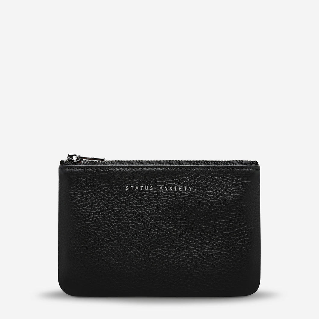 CHANGE IT ALL Leather Pouch - Black
