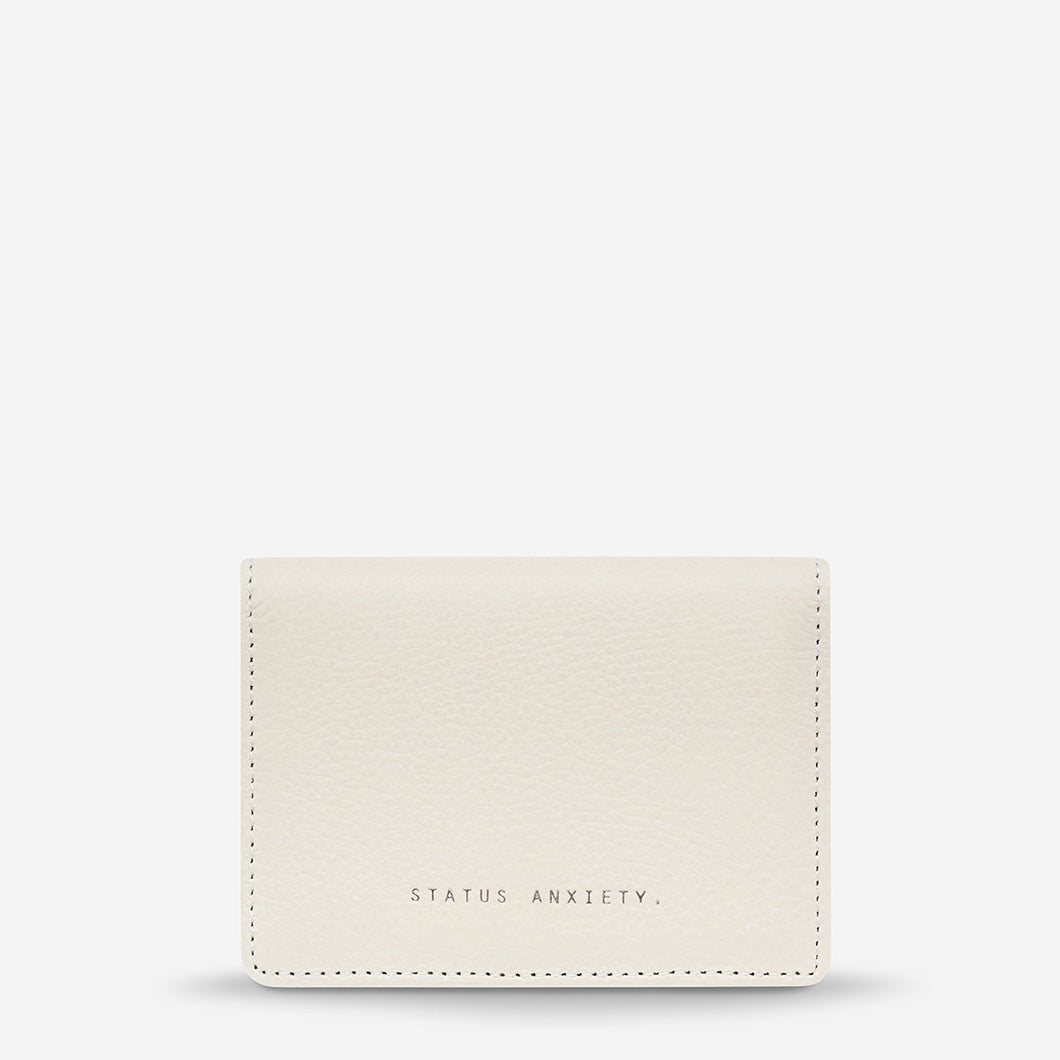 EASY DOES IT Leather Wallet - Chalk