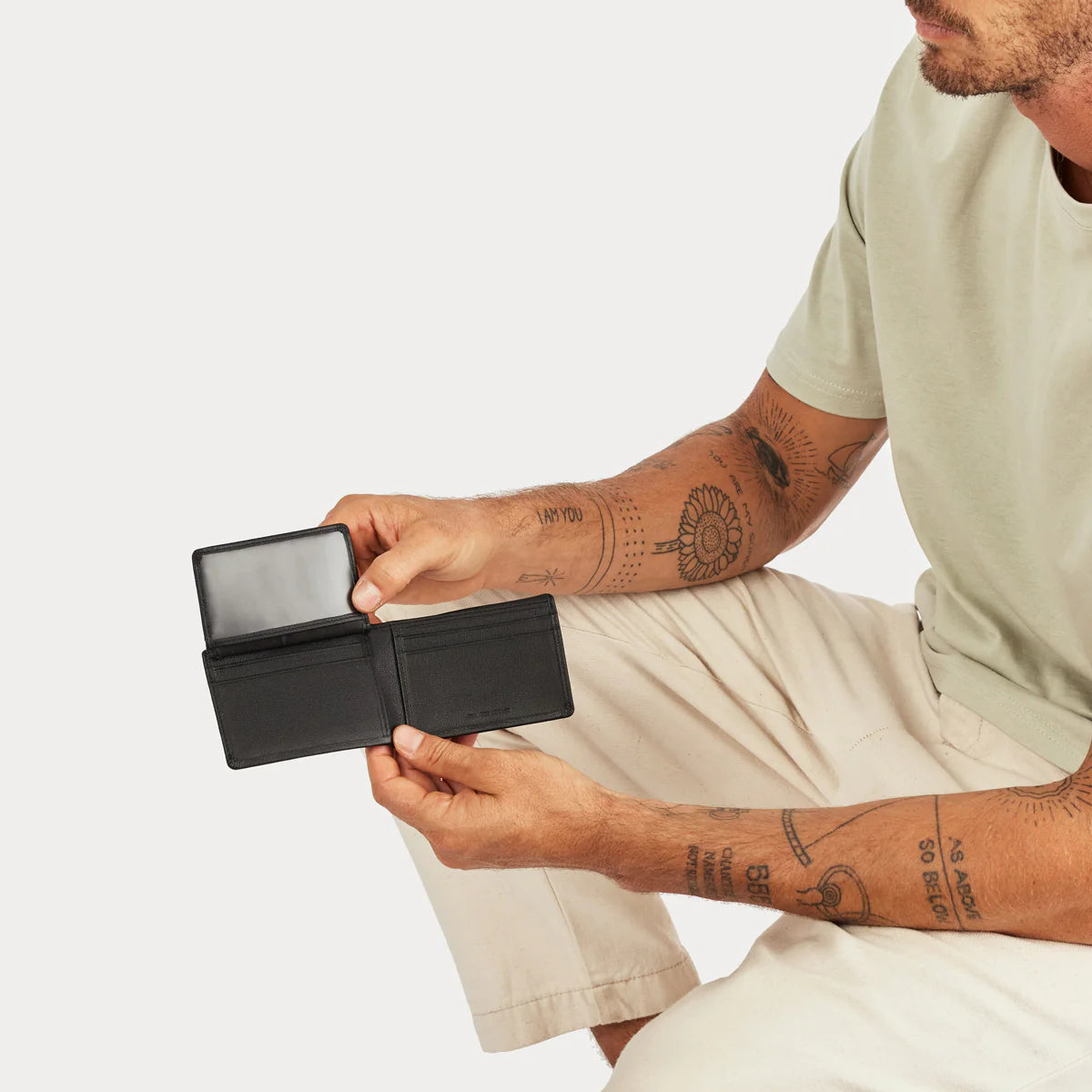 STATUS ANXIETY Jonah Wallet I Black