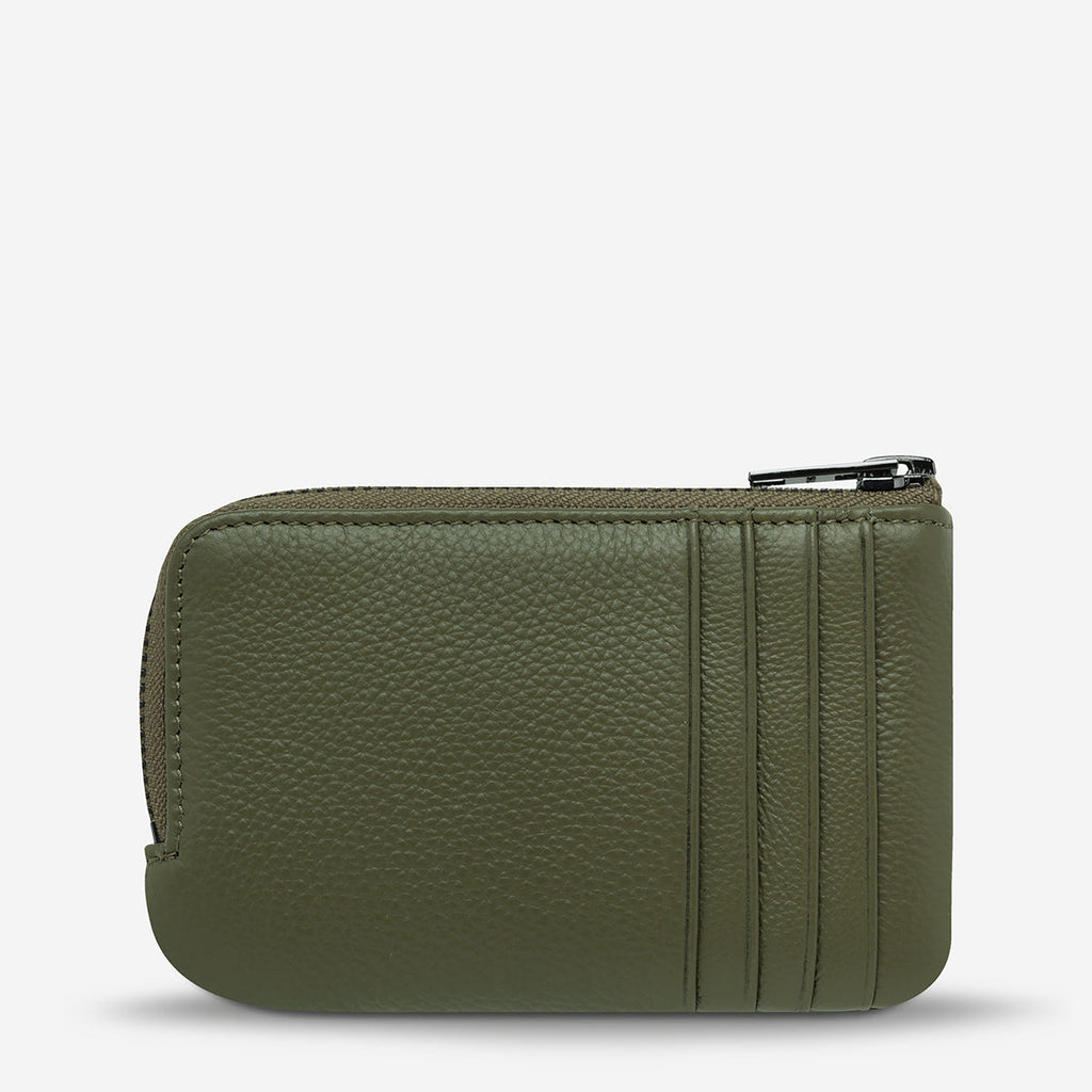 LEFT BEHIND Leather Pouch | Khaki