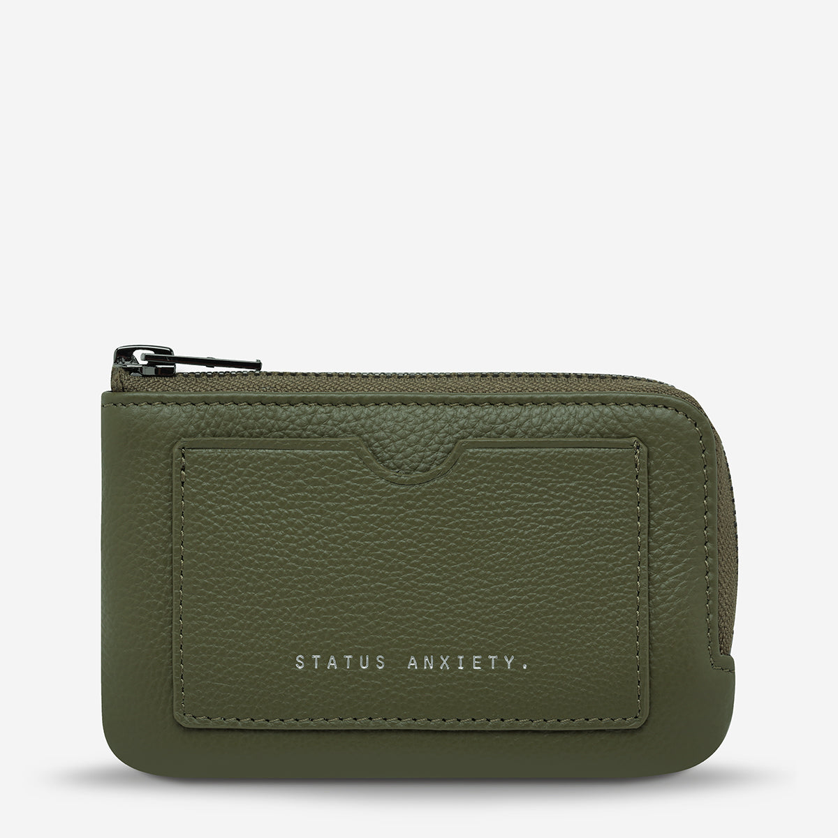 LEFT BEHIND Leather Pouch | Khaki