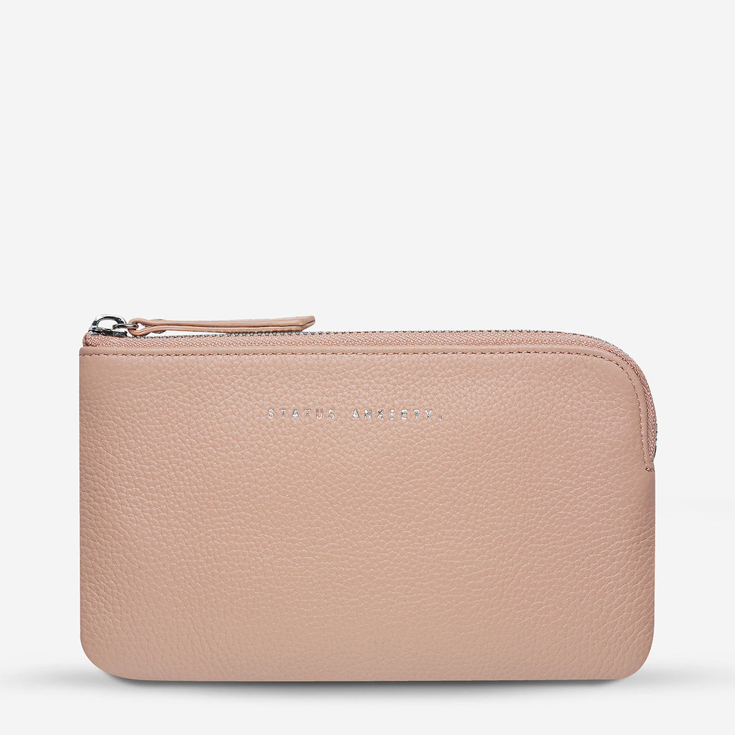 SMOKE AND MIRRORS Leather Wallet - Dusty Pink