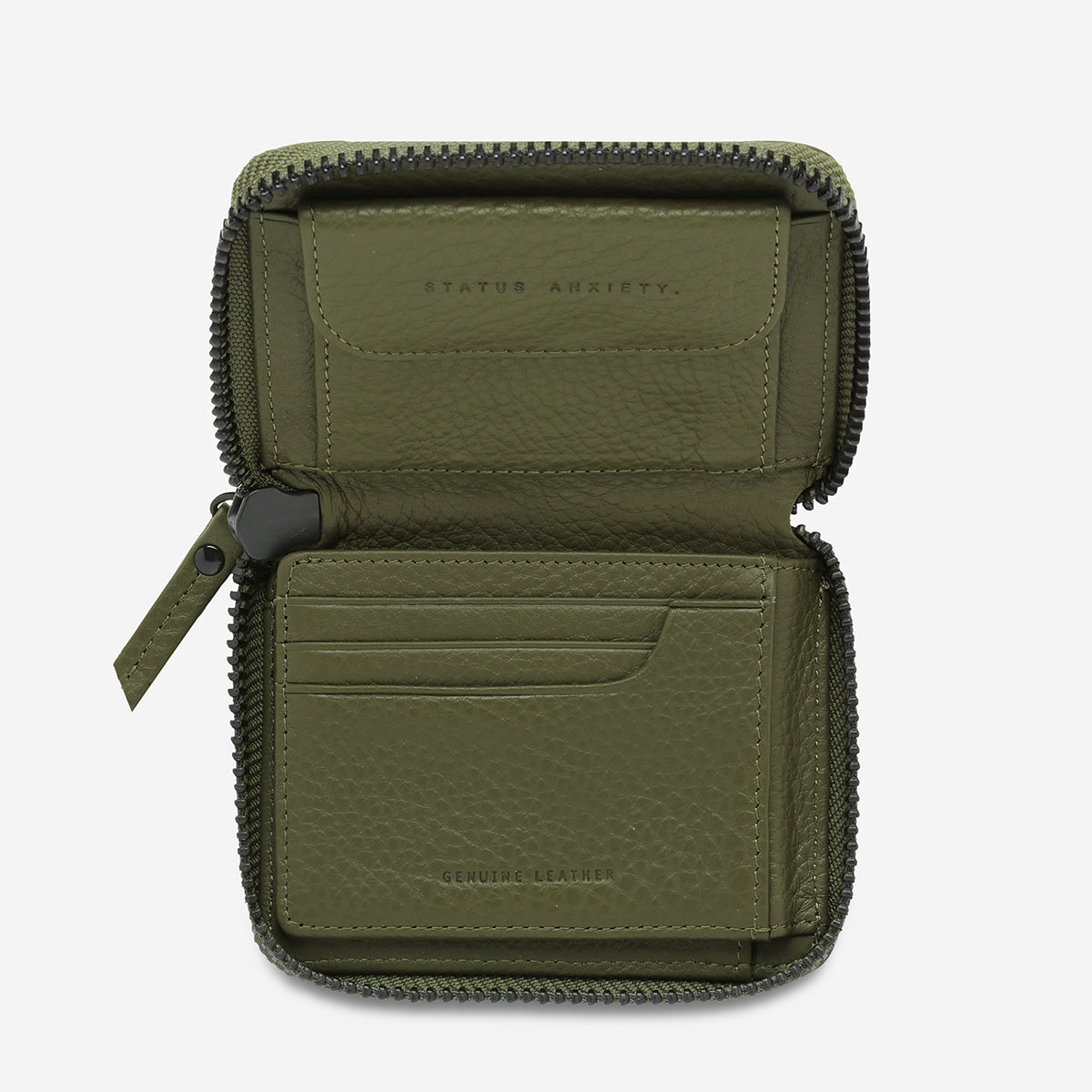 WAYWARD Leather Wallet - Khaki