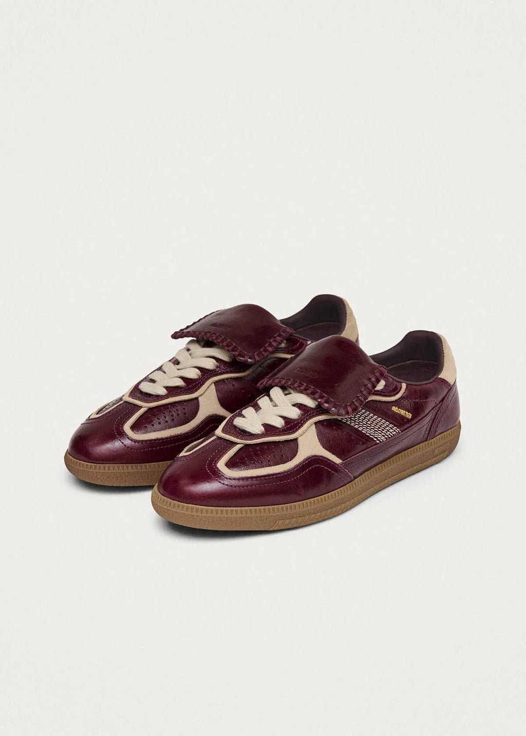 ALOHAS TB.490 Club Sneakers | Patent deep burgundy