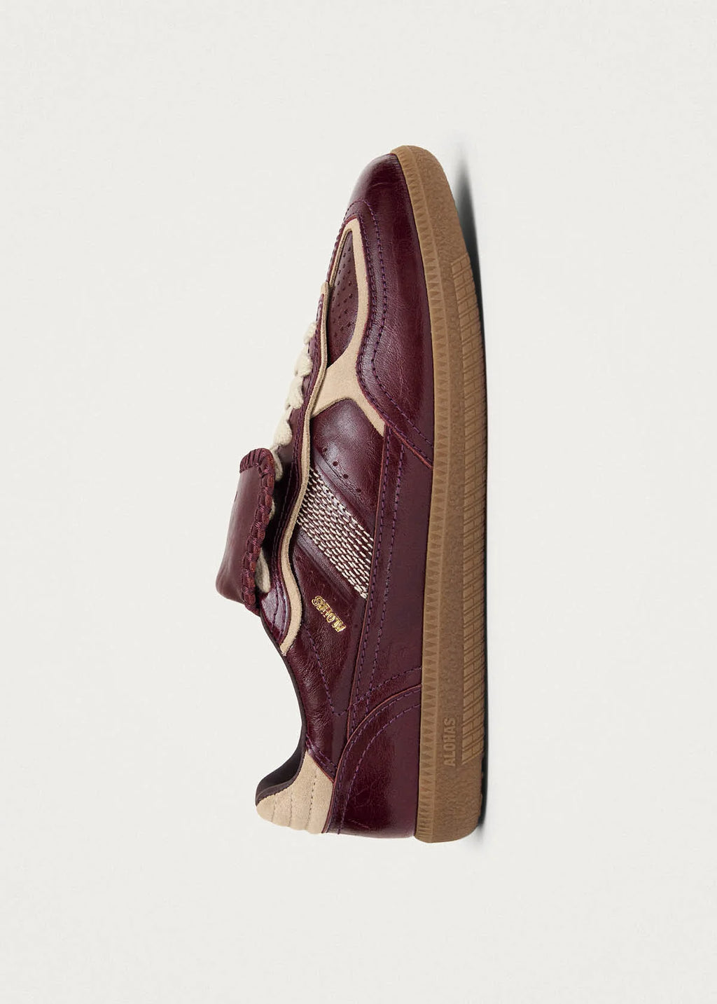 ALOHAS TB.490 Club Sneakers | Patent deep burgundy