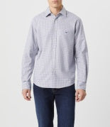 R.M. Williams  Kerrabee Twill Check Shirt | Brown White