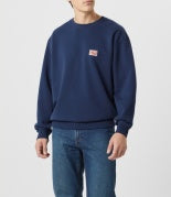 R.M. WILLIAMS Branded Crew Sweatshirt | Vintage Blue