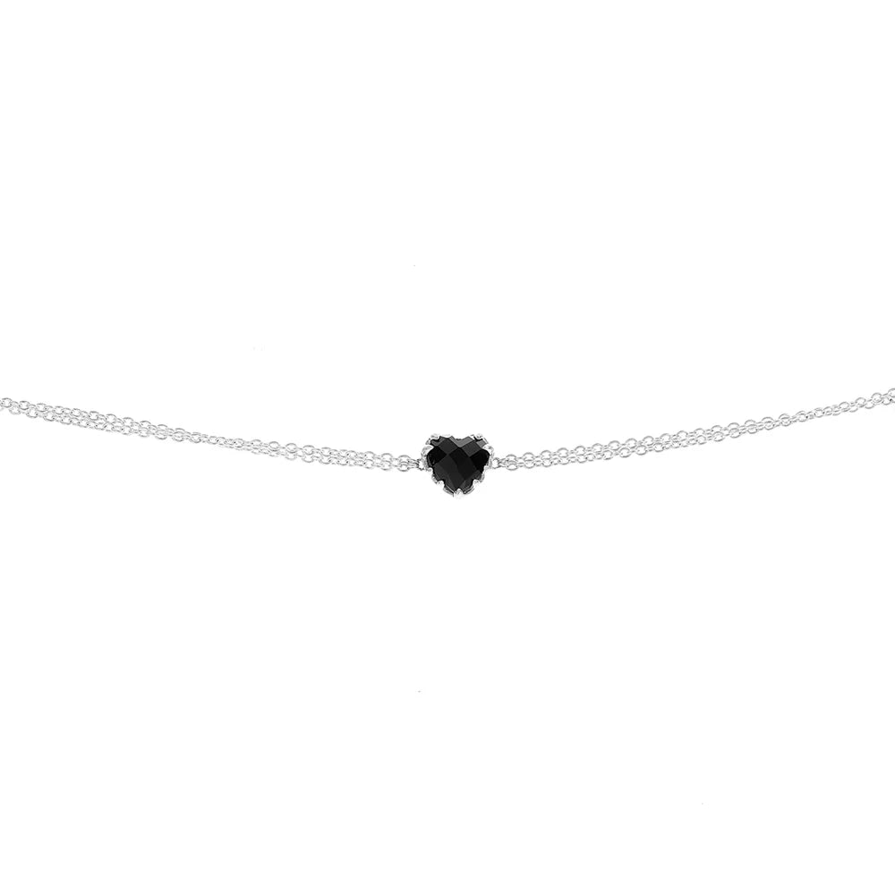 STOLEN GIRLFRIENDS CLUB Love Claw Bracelet | Sterling Silver Onyx