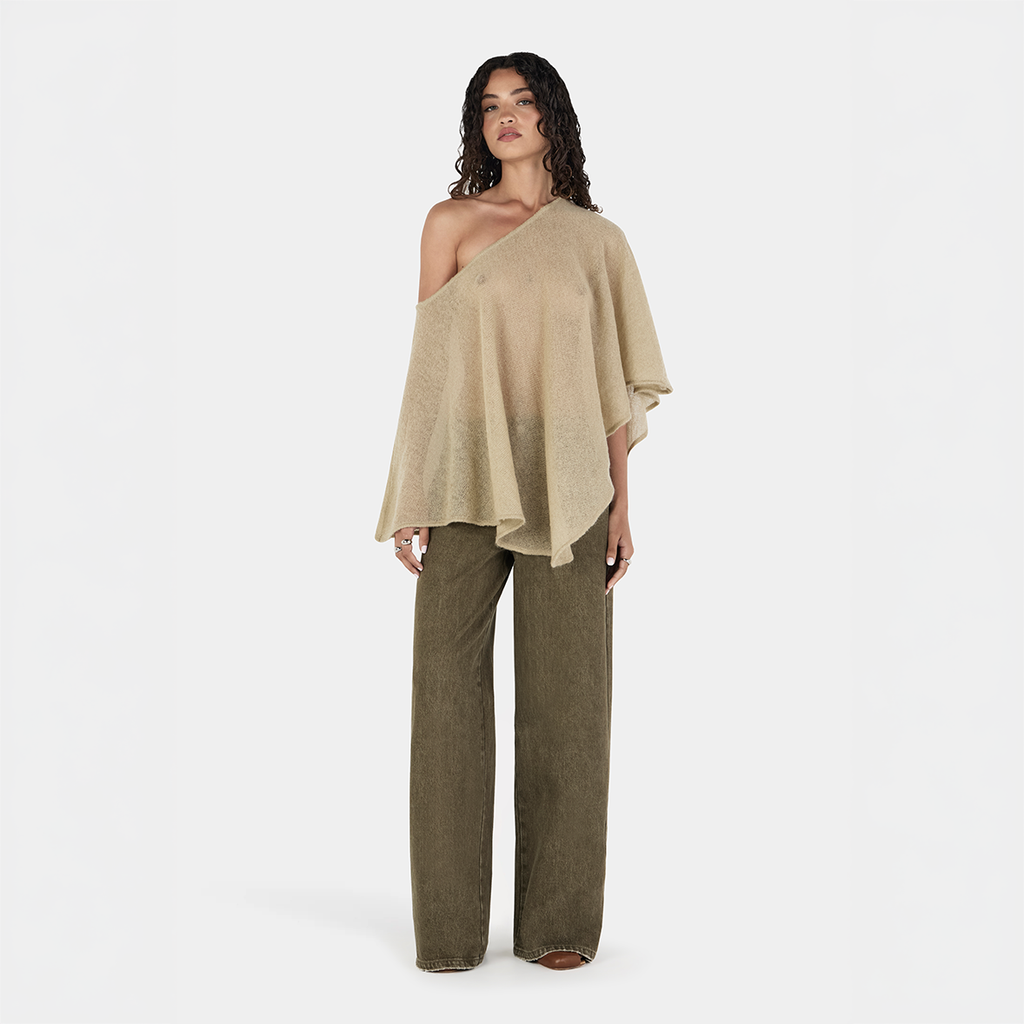 Hansen & Gretel Simona Poncho in Pistachio