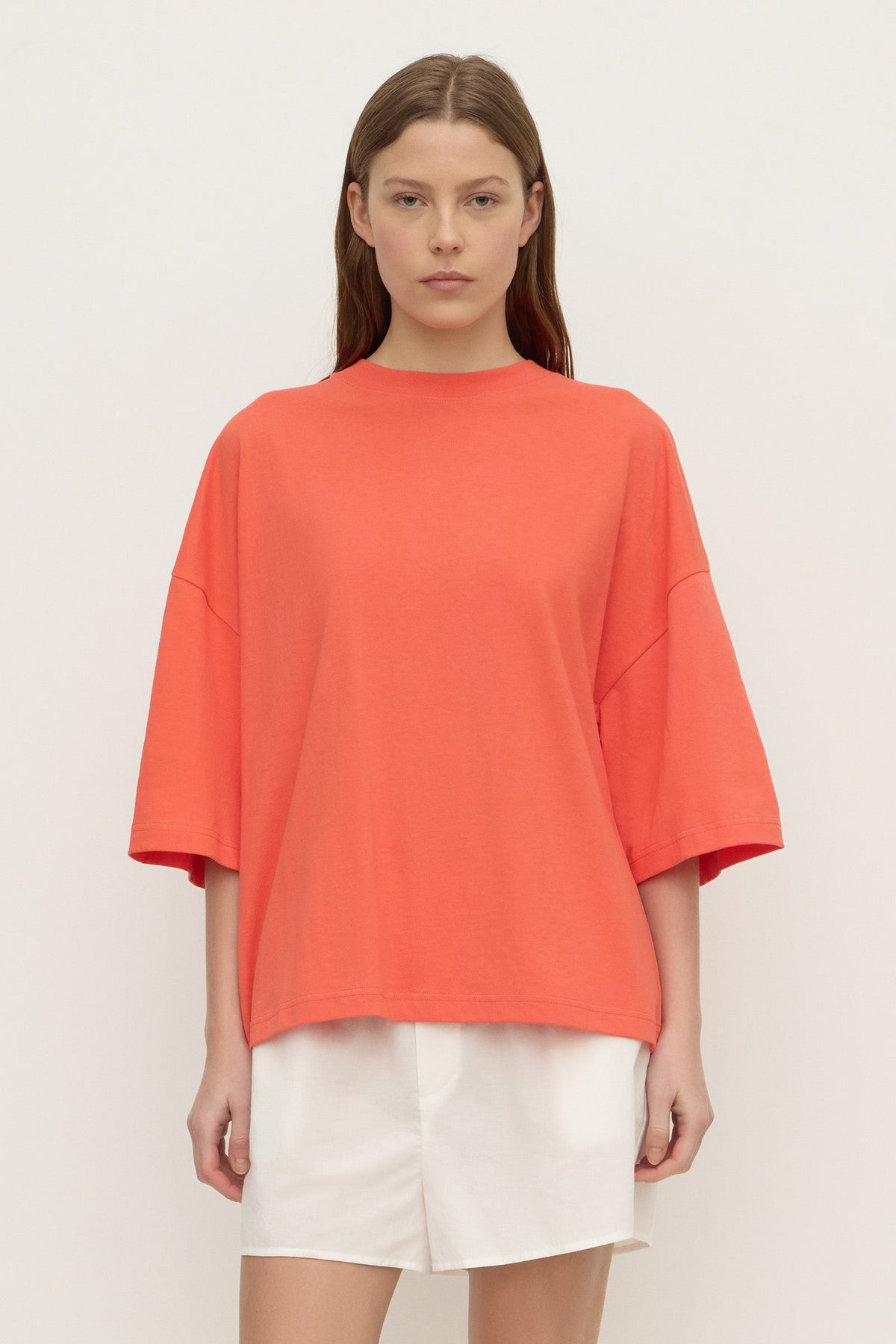ASSEMBLY LABEL Max Cotton Oversized Tee | Dahlia photo 1