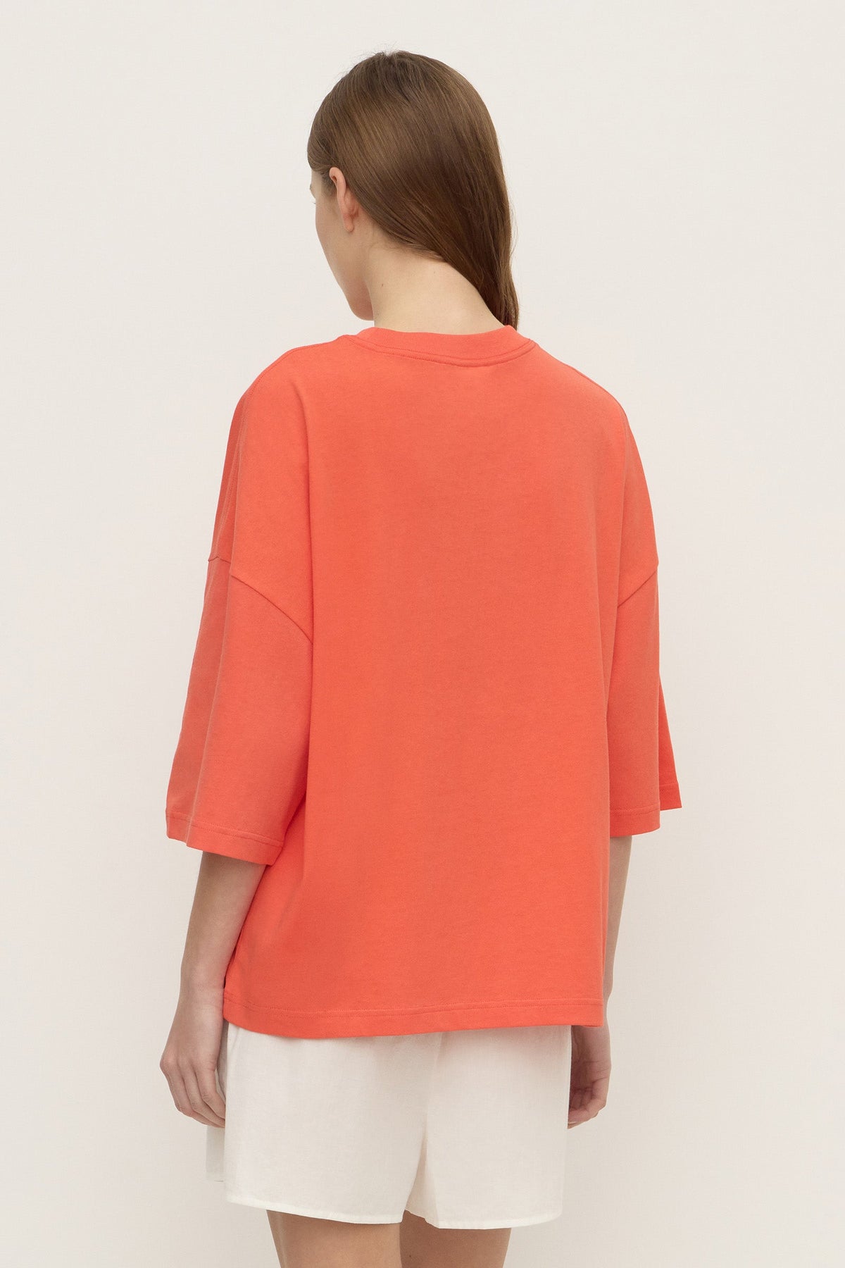 ASSEMBLY LABEL Max Cotton Oversized Tee | Dahlia photo 6