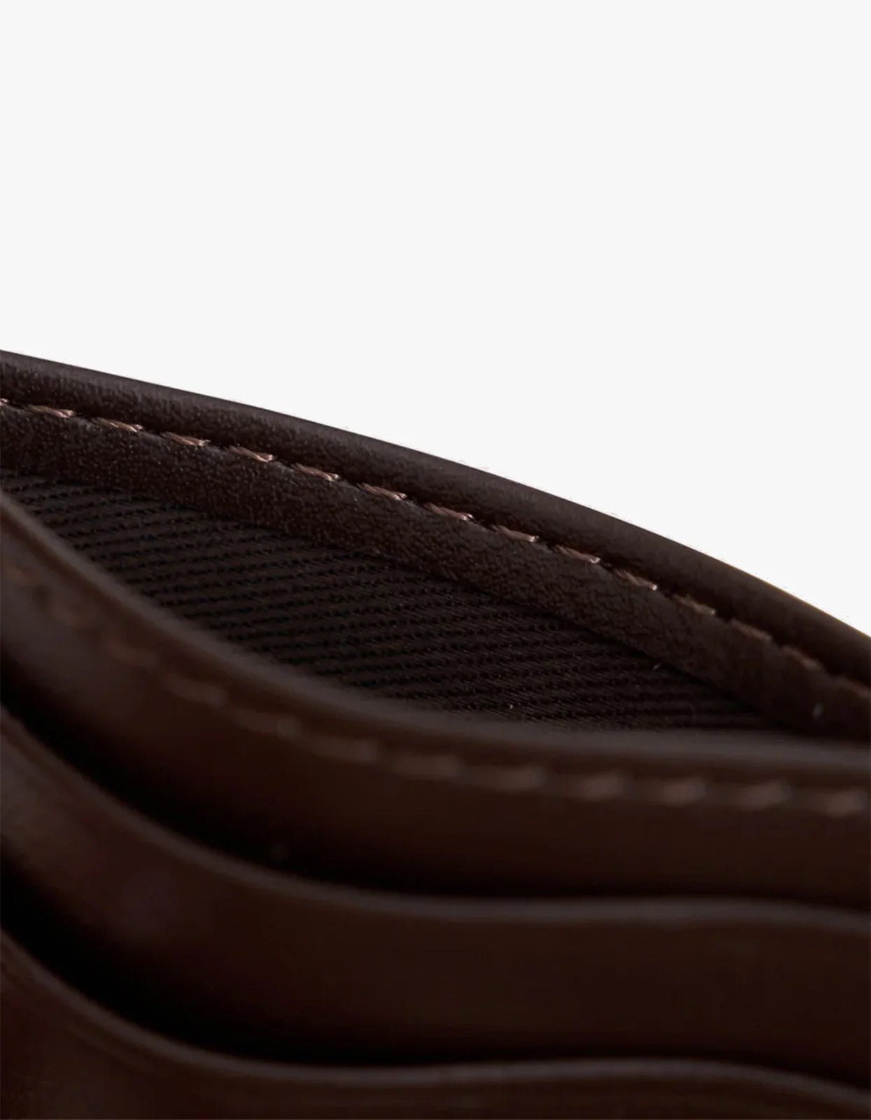 BRIE LEON Adie Card Sleeve | Chocolate