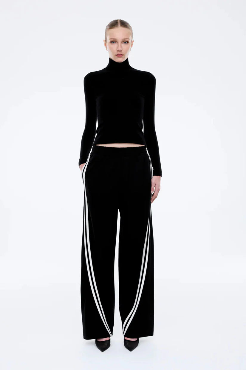 ENA PELLY Valentina Stripe Pant | Black