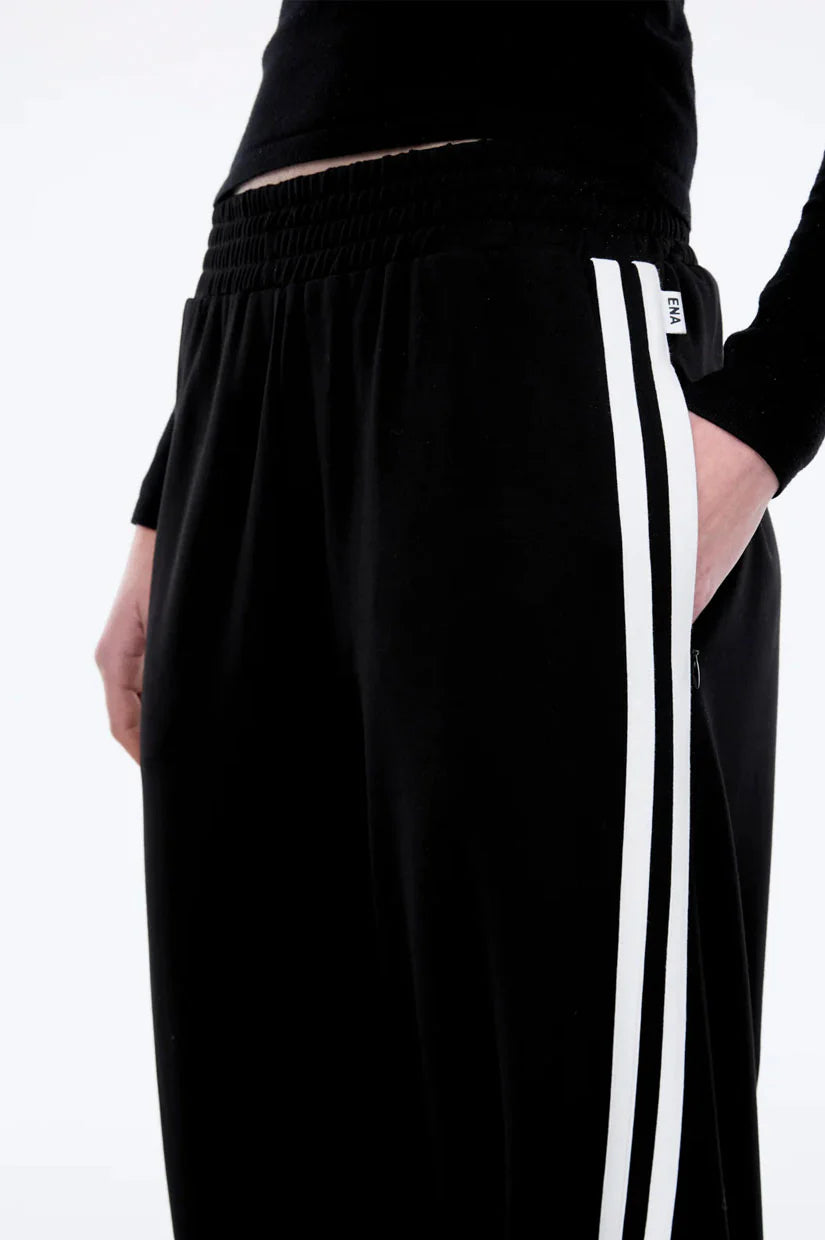ENA PELLY Valentina Stripe Pant | Black