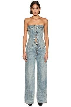 KSUBI Retro Bustier Youth | Denim