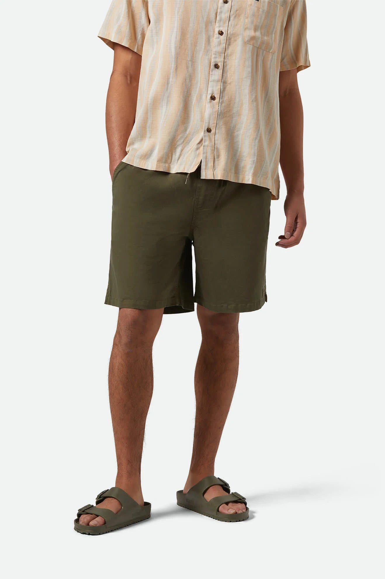 BRIXTON Everday Vintage Wash Short | Ivy Green