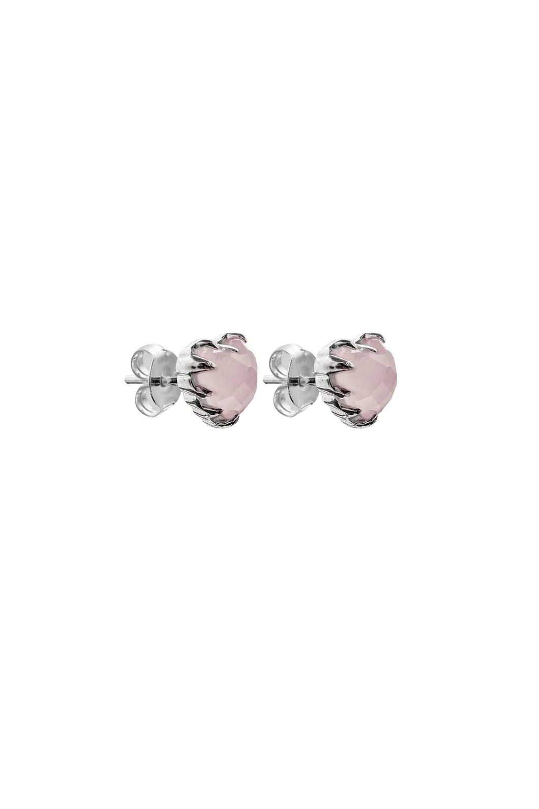 Love Claw Earring - Rose Quartz