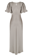 Load image into Gallery viewer, Kendall Satin Dress - Moonrock
