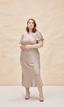 Load image into Gallery viewer, Kendall Satin Dress - Moonrock
