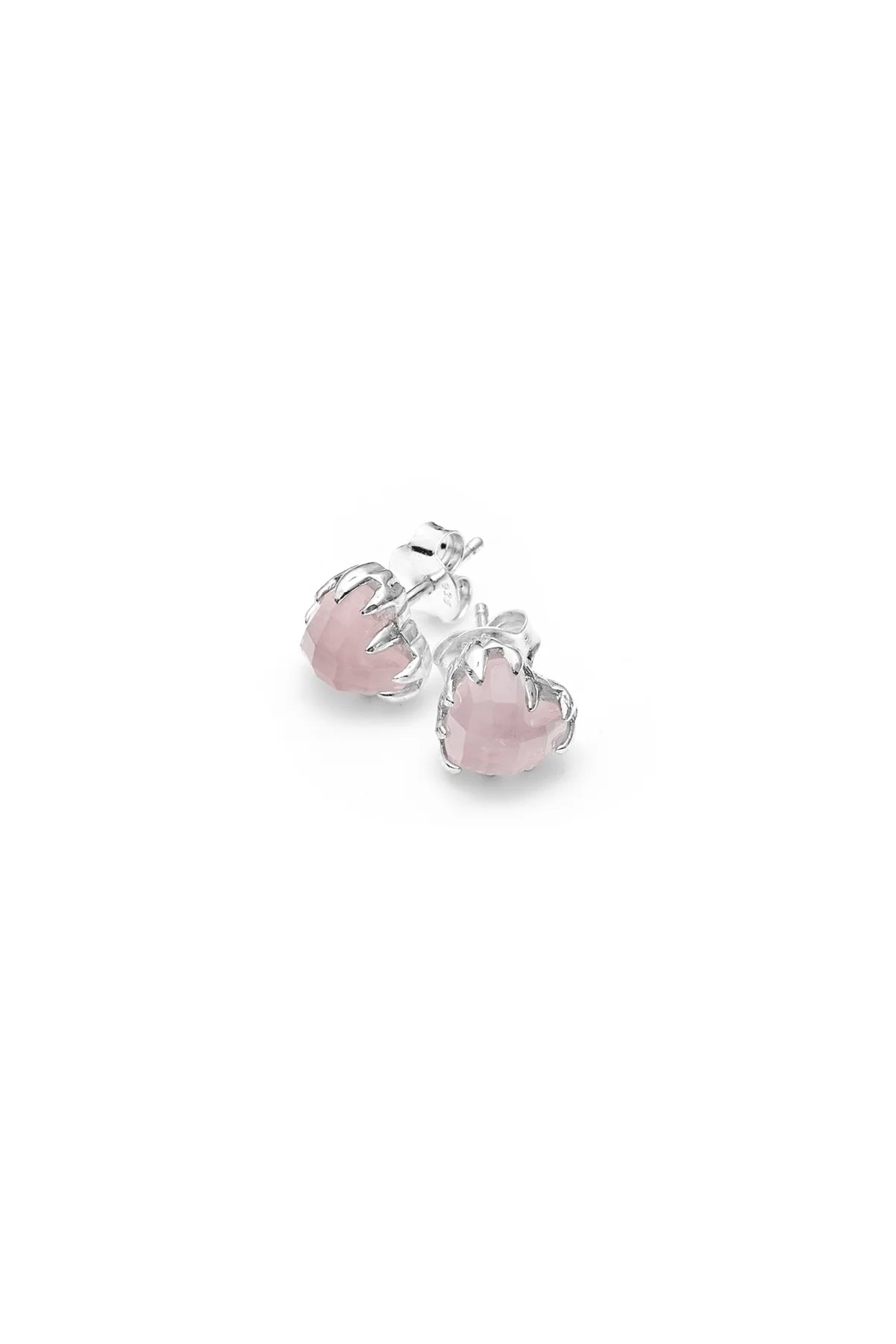 Love Claw Earring | Rose Quartz
