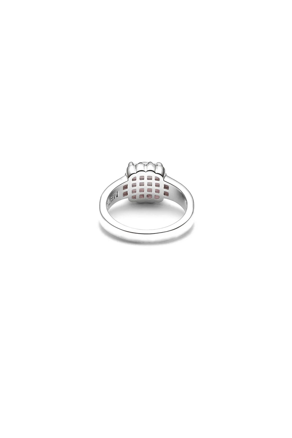 Baby Claw Ring - Rose Quartz/Silver