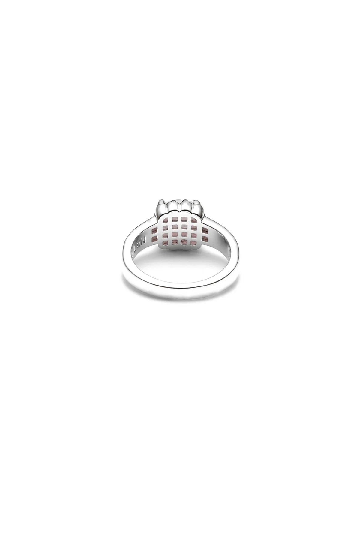 Baby Claw Ring - Rose Quartz/Silver