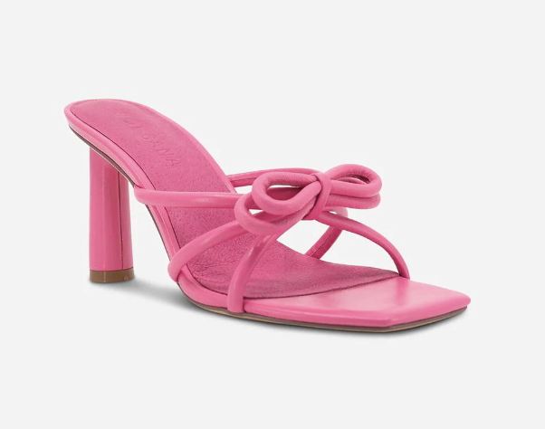 Bow Mule Pink Guava