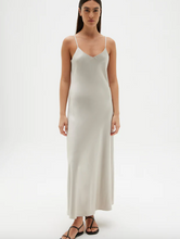 Load image into Gallery viewer, Ena Silk Dress Limestone
