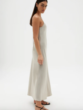 Load image into Gallery viewer, Ena Silk Dress Limestone
