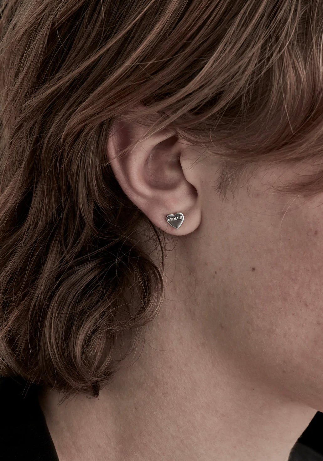 Stolen Heart Earrings | Silver