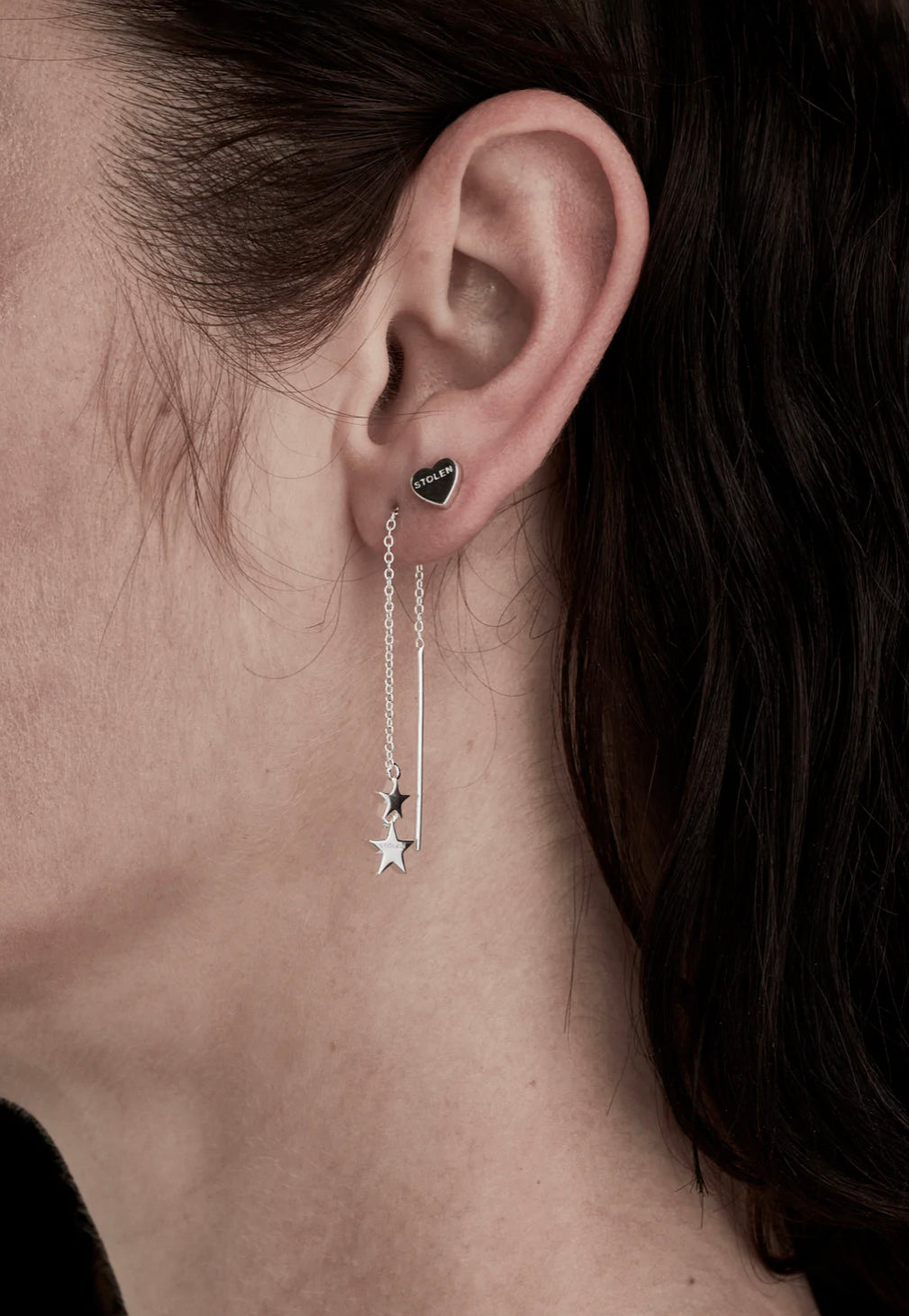 Falling Stolen Star Earring