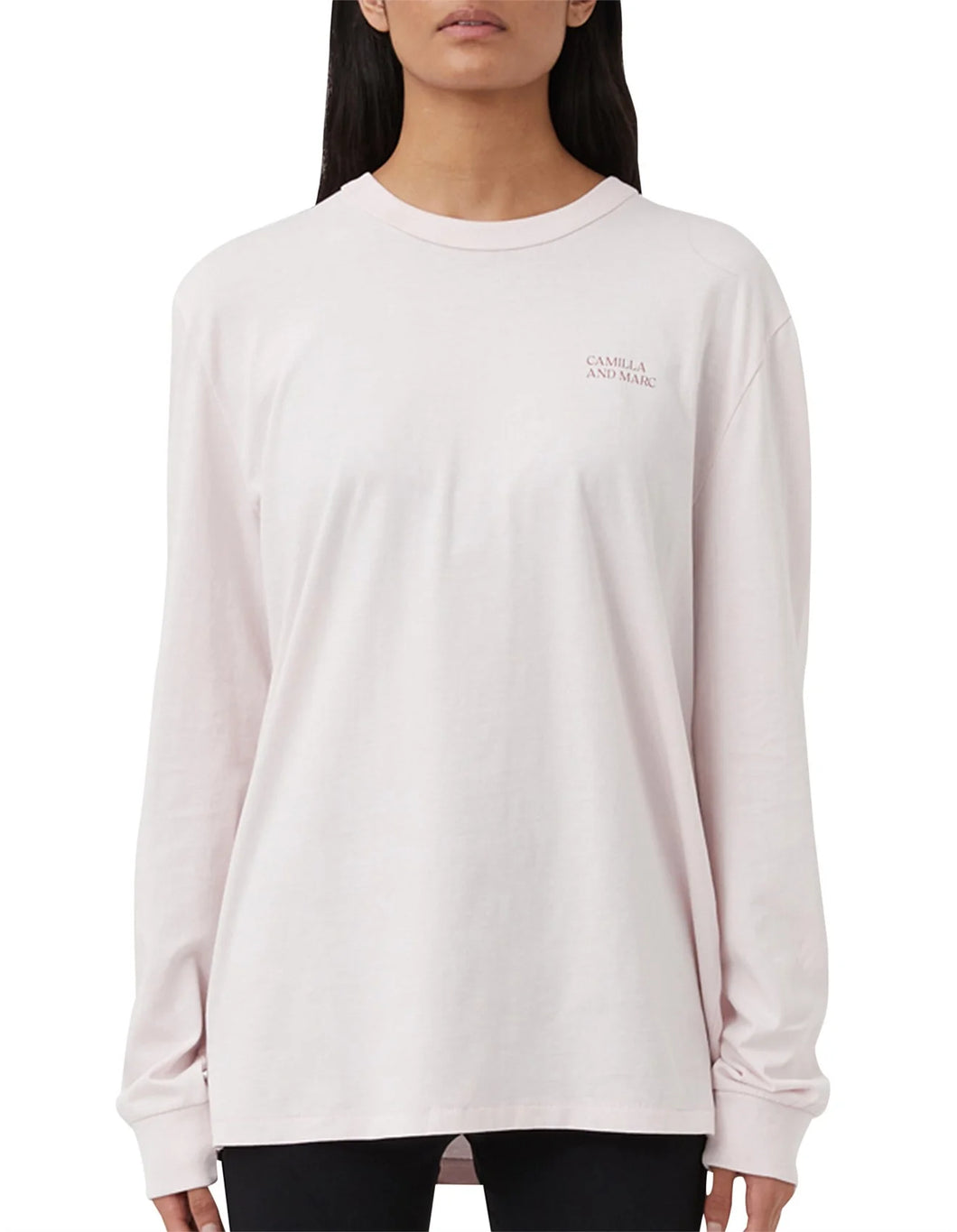Sutton Long Sleeve Top - Ice Pink