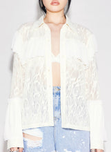 Load image into Gallery viewer, Poncho  Ruffle Shirt
