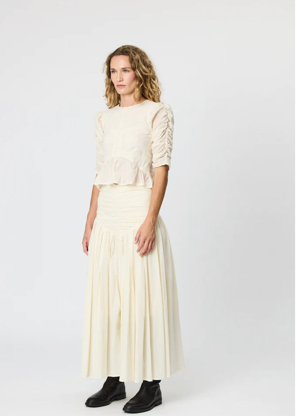 REMAIN Monte Skirt - Bone