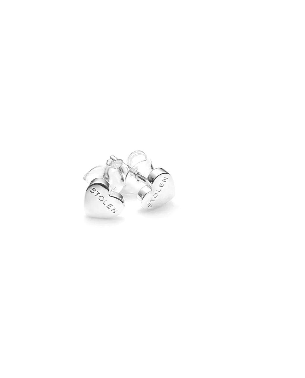 Stolen Heart Earrings | Silver