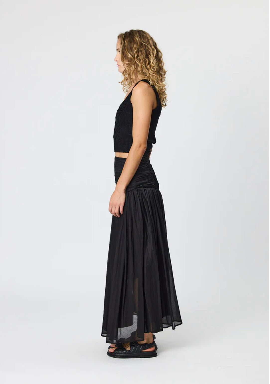 REMAIN Monte Skirt - Black