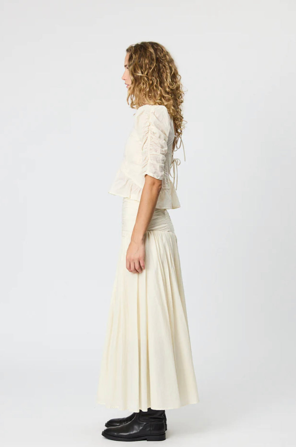 REMAIN Monte Skirt - Bone