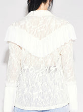 Load image into Gallery viewer, Poncho  Ruffle Shirt
