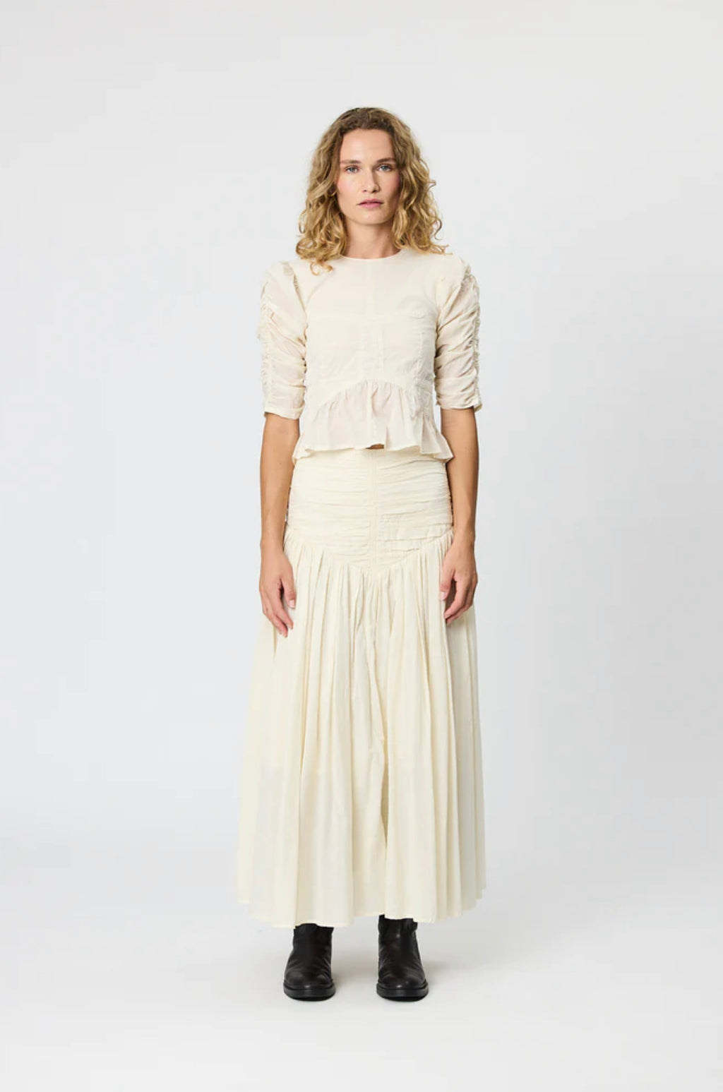 REMAIN Monte Skirt - Bone